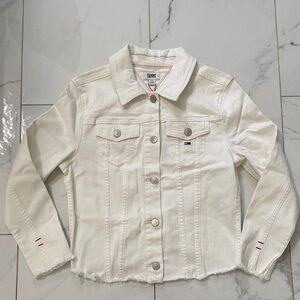 Tommy Jeans White Denim Jacket